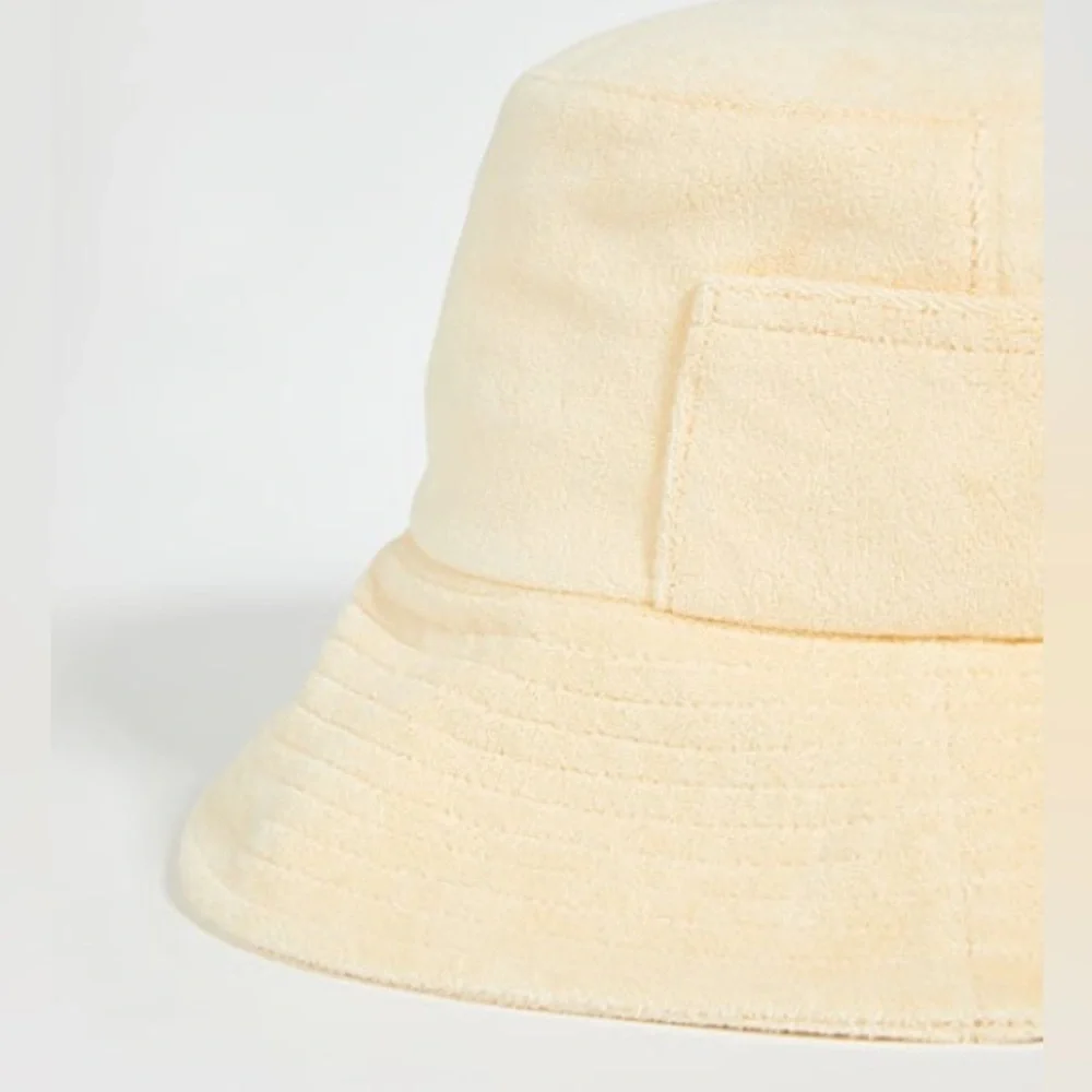 Lack Of Color Terry Cloth Wave Bucket Hat
